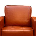 Ver imagem 4 de Poltrona Stela 80cm Couro Marrom - Sallar Home