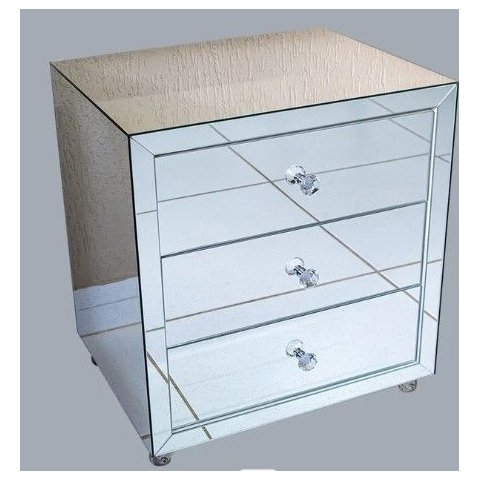 Mesa de Cabeceira Maximus Espelhada