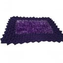 Ver imagem 1 de Tapete de Crochê Luxo Roxo Artesanal