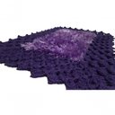 Ver imagem 2 de Tapete de Crochê Luxo Roxo Artesanal