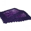 Ver imagem 4 de Tapete de Crochê Luxo Roxo Artesanal