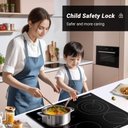 Ver imagem 6 de Cooktop Elétrico Amzchef 24" Embutido com 4 Bocas e 9 Níveis de Potência