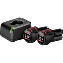 Ver imagem 1 de Kit Recarga Bosch, 1 Carregador com 2 Baterias 12V