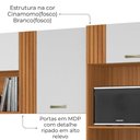 Ver imagem 4 de Cozinha Compacta 4 Portas 240 Cm Mdp Vitoria Armoveis - Cinamomo Branco