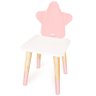 Cadeira Infantil de Madeira Estrela - Rosa Bebe - 1