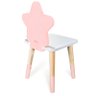 Cadeira Infantil de Madeira Estrela - Rosa Bebe - 2