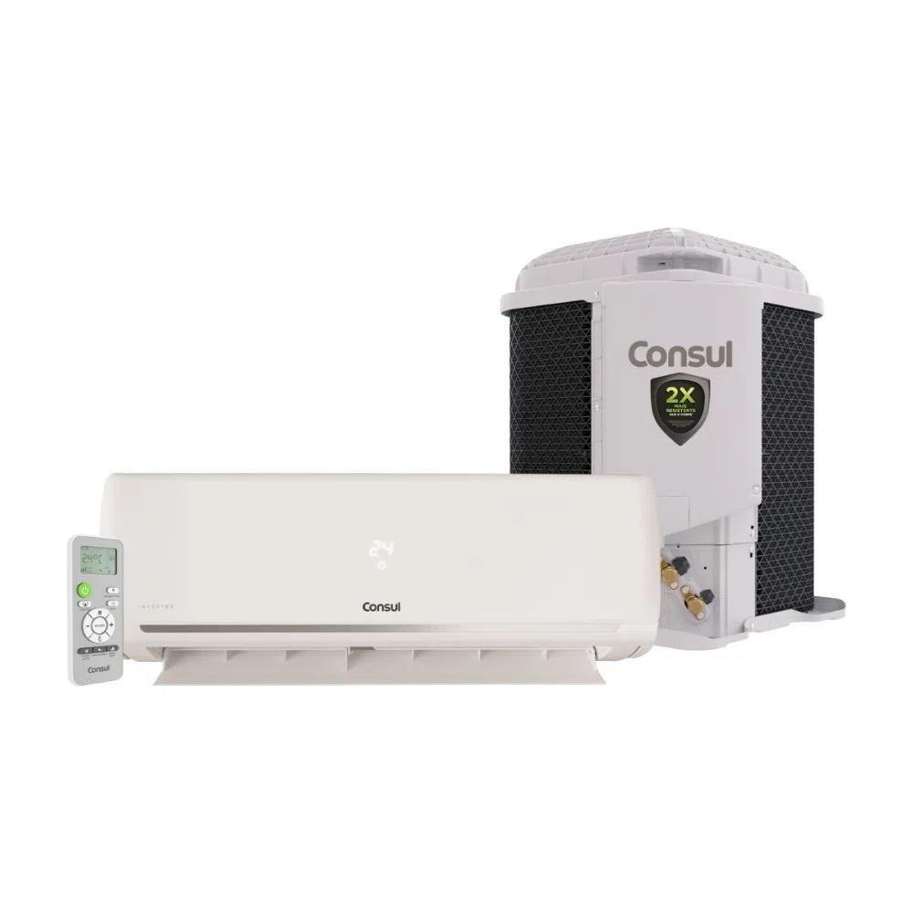 Ar Condicionado Split Consul Hi Wall Triple Inverter 18.000 Btu/h Frio Monofásico Branco Cbk18cbbna - 1