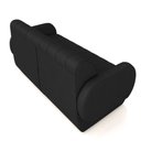 Ver imagem 6 de Sofá Decorativo Living Sala de Estar Bornéu 148cm Pés de Madeira Veludo Preto G33 - Gran Belo
