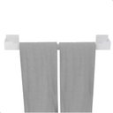 Ver imagem 2 de Porta Toalha de Banho com Adesivo Parede Branco F.elg