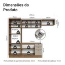 Ver imagem 3 de Armário de Cozinha Completa 270 Cm Rustic/crema Vik Madesa 04