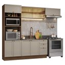 Ver imagem 2 de Armário de Cozinha Completa 270 Cm Rustic/crema Vik Madesa 04