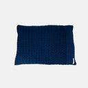 Ver imagem 1 de Porta Travesseiro de Tricot Azul Marinho Neville Blue Gardenia