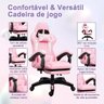 Cadeira Gamer Ergonômica Escritório Python Fly X12 Pro Rosa - 5
