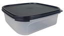 Ver imagem 1 de Modular Quadrado 1,2 Litros Transparente com Tampa Preta Tupperware