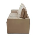 Ver mais imagens de Sofá Retrátil e Reclinável 2 Lugares com Molas 1,50m Lima Suede Cappuccino Mirra Decor