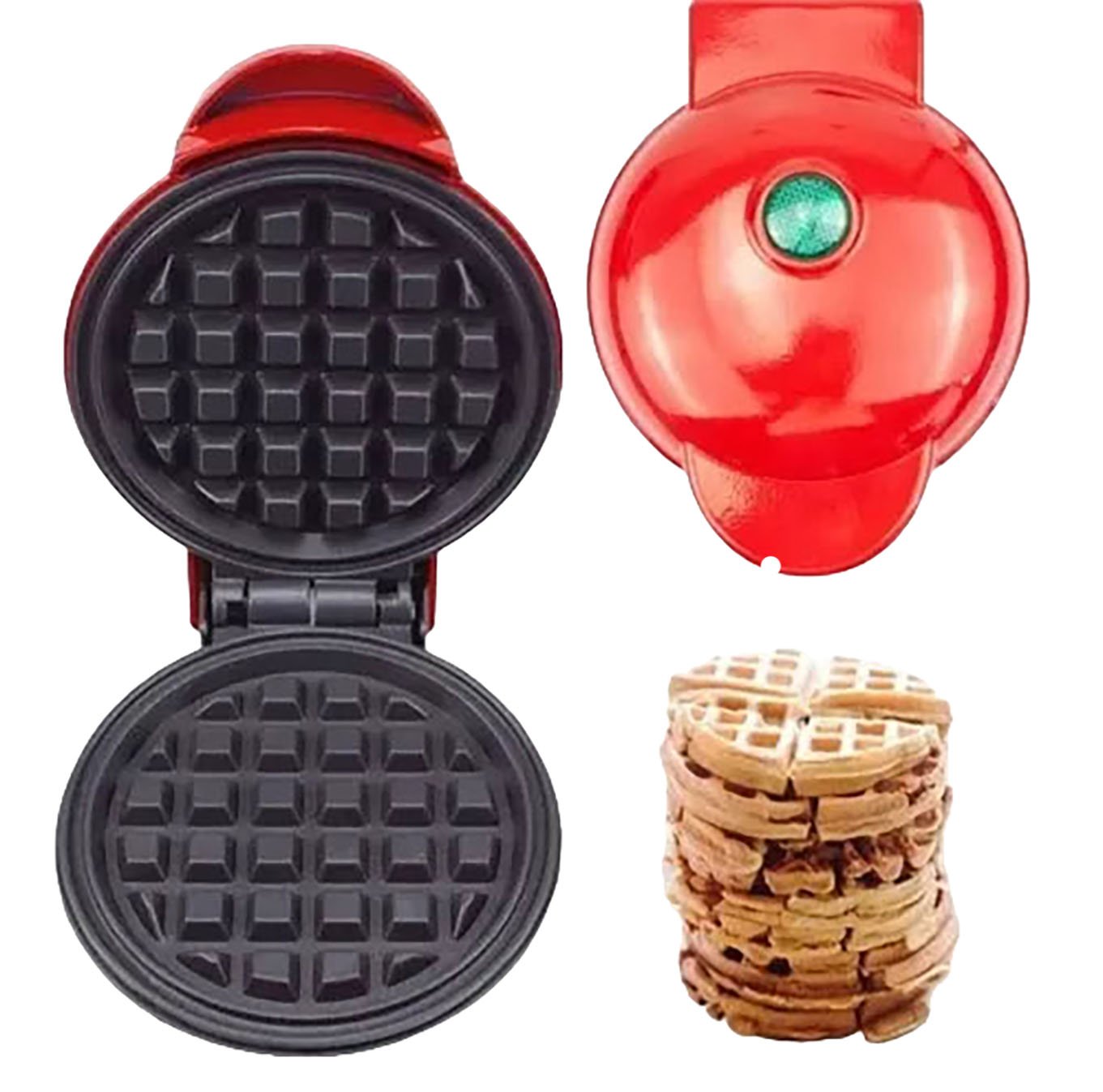 Maquina de Waffles para Café da Manha Lanche Saudável