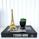 Ver imagem 4 de Decoração sala livro fake + mini vaso taça + enfeite torre