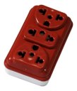 Ver imagem 4 de Adaptador Benjamim Tomada 10a 20a Casulo 3 Saídas Kit 3 Unid