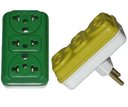 Ver imagem 6 de Adaptador Benjamim Tomada 10a 20a Casulo 3 Saídas Kit 3 Unid