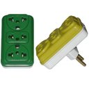 Ver imagem 6 de Adaptador Benjamim Tomada 10a 20a Casulo 3 Saídas Kit 3 Unid