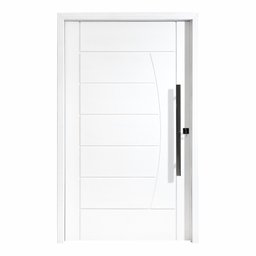 Porta Pivotante Maciça 214x109cm Eucalipto Pm78 Solar Cruzeiro Portas Fundo Primer - 1