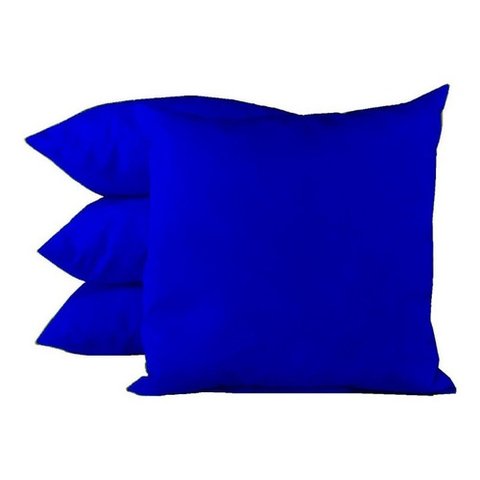 Almofáda Cheia para Sofá Cor Lisa a Sua Escolha 60 x 60 cm - 1Unidade - Azul - Liso