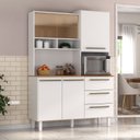 Ver imagem 1 de Armário de Cozinha 5 Portas 3 Gavetas Absoluto Branco