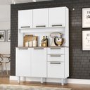 Ver imagem 1 de Armário para Cozinha 6 Portas 2 Gavetas 120 Cm