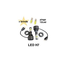 Kit Ultra Led H7 4d 6500k Super Branca + Brinde - 2