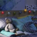 Ver imagem 3 de 5 Cordão Decorativo Led Enfeite Luminoso 10 Esferas Coloridas Taschibra