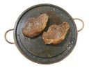 Ver imagem 2 de Kit 4 Grelhas Chapa de Pedra Sabão para Carne 27 cm