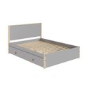Ver imagem 6 de Cama Casal 4 Gavetas Íris CabeCasa MadeiraOriginals Cinza/Marrom