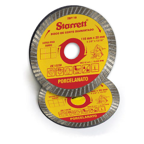 Kit 2 Disco Diamantado de Corte P/ Porcelanato Ddp110