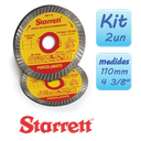 Ver imagem 2 de Kit 2 Disco Diamantado de Corte P/ Porcelanato Ddp110