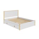 Ver imagem 6 de Cama Casal 4 Gavetas Íris CabeCasa MadeiraOriginals Branco/Marrom