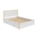 Ver imagem 6 de Cama Casal 4 Gavetas Íris CabeCasa MadeiraOriginals Branco/Marrom