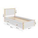 Ver imagem 2 de Cama Solteiro 2 Gavetas Íris CabeCasa MadeiraOriginals