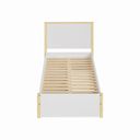 Ver imagem 5 de Cama Solteiro 2 Gavetas Íris CabeCasa MadeiraOriginals Branco/Marrom