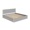Ver imagem 6 de Cama King 4 Gavetas Íris CabeCasa MadeiraOriginals Cinza/Marrom