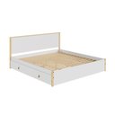 Ver imagem 6 de Cama King 4 Gavetas Íris CabeCasa MadeiraOriginals Branco/Marrom