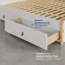 Ver imagem 3 de Cama King 4 Gavetas Íris CabeCasa MadeiraOriginals
