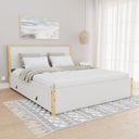 Ver imagem 1 de Cama Queen 4 Gavetas Íris CabeCasa MadeiraOriginals Branco/Marrom