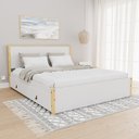 Ver imagem 1 de Cama Queen 4 Gavetas Íris CabeCasa MadeiraOriginals Branco/Marrom