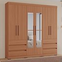 Ver imagem 1 de Guarda-roupas Panamá 100% Mdf Tuboarte 6 Portas 6 Gavetas e Espelho