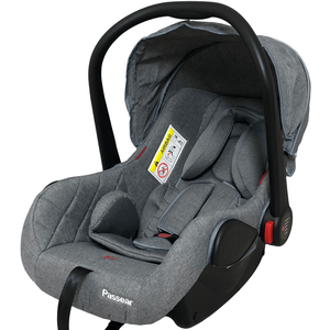 Cadeirinha para Carro Bebe Conforto Passear Baby Aconchego Cinza