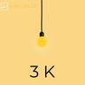 Plafon 60cm 60w 3k Bivolt Metal Escovado Dourado Sindora - 4