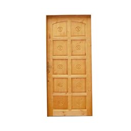 Folha de Porta Madeira Maciça Torneada 210x82cm Imbuia Allo Esquadrias - 1