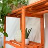 Estante Armário Multiuso Closet com Prateleira e Cabideiro em Madeira Arara Resistente - 5