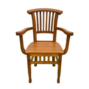 Ver imagem 1 de Cadeira Leque com Braço para Mesa de Jantar em Madeira de Demolição Sudeste Rústico