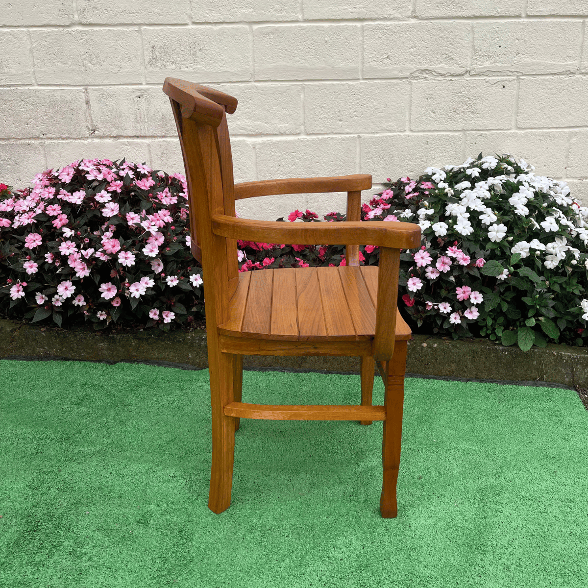 Ver imagem 5 de Cadeira Leque com Braço para Mesa de Jantar em Madeira de Demolição Sudeste Rústico